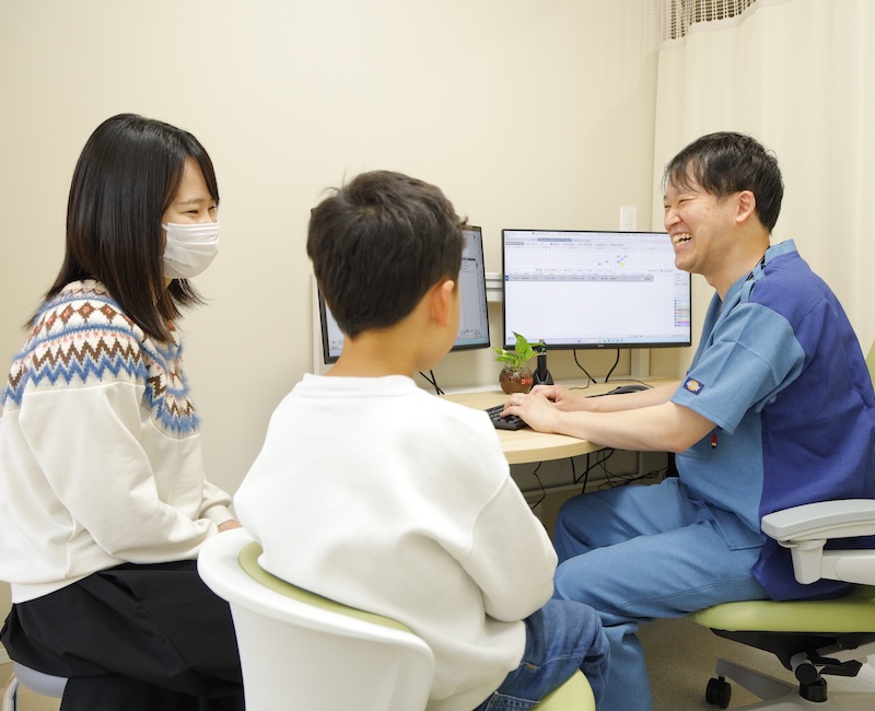 なんでも相談できる小児科です。